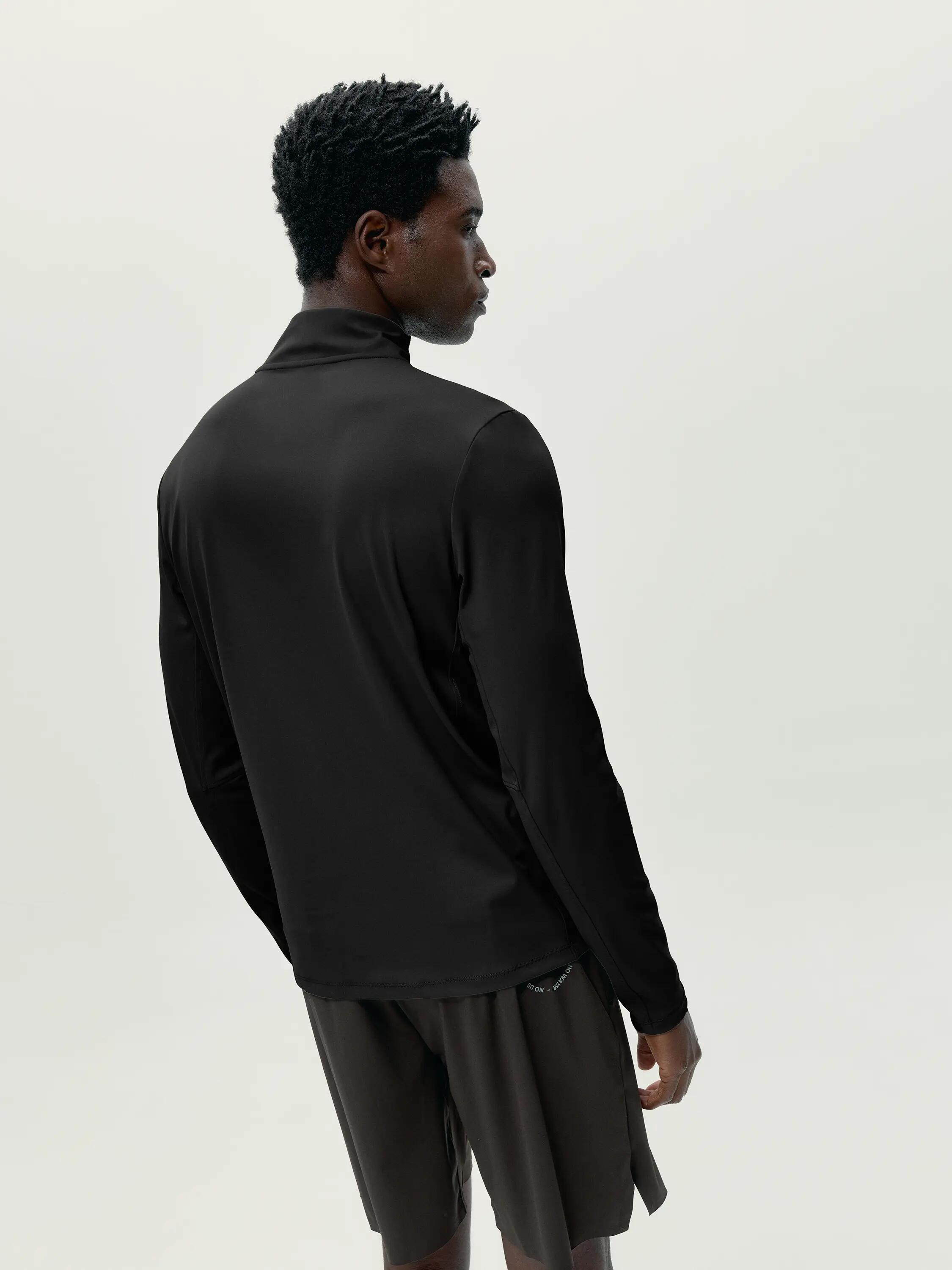 Felpa sportiva uomo Kael Mezza zip chiusura con zip 2/5