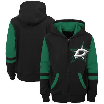 OUTERSTUFF sweat à capuche NHL zippé intégral noir