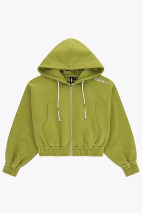 Osaka dames cropped hoodie met volledige ritssluiting | Ferite