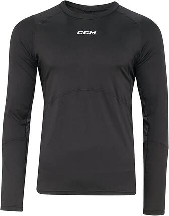 CCM Lower langärmliges Shirt Compr L/S T Senior Bk XL Hockey-Unterwäsche