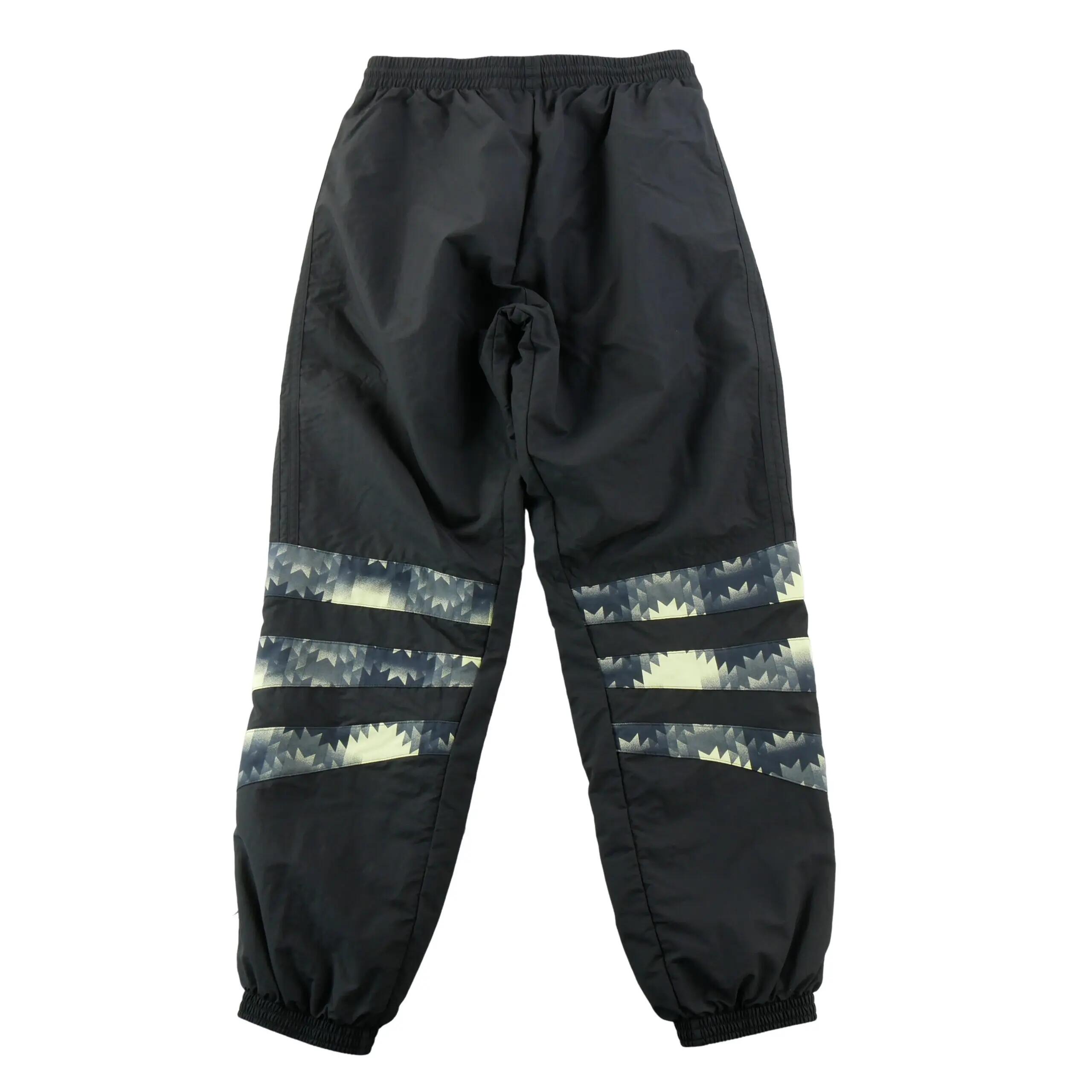 Second life - Joggings Męski Trefoil kontrastowy Czarny - Jak nowy 2/9