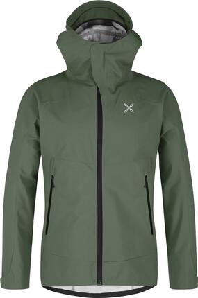 Veste - trekking - homme - imperméable, réfléchissante - vert
