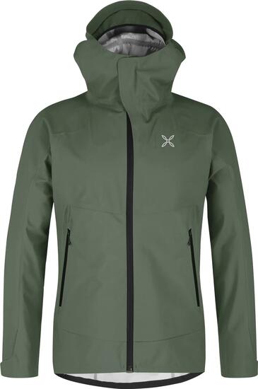 Veste - trekking - homme - imperméable, réfléchissante - vert