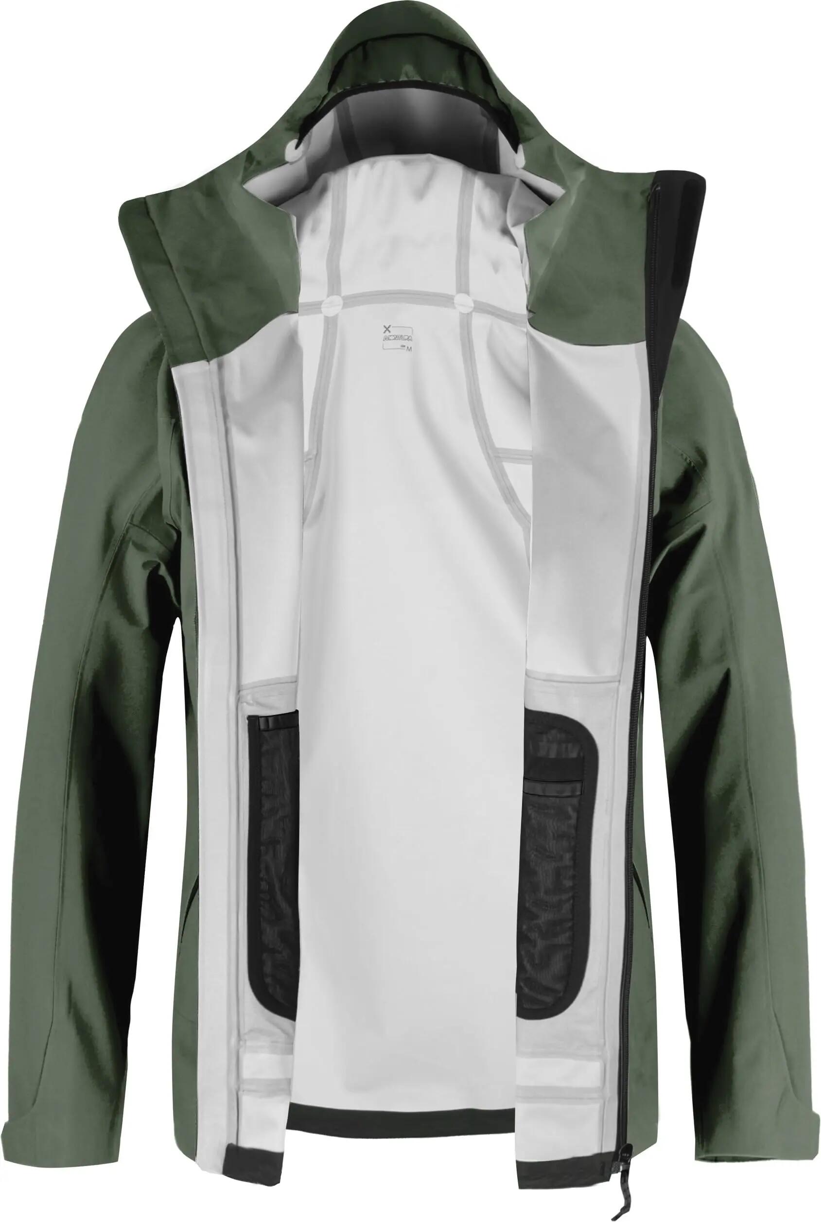 Chaqueta - Trekking - Hombre - Impermeable, reflectante - Verde 4/4