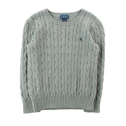 Seconde vie - Pull Garçon Cable-Knit Cotton Sweater - Excellent