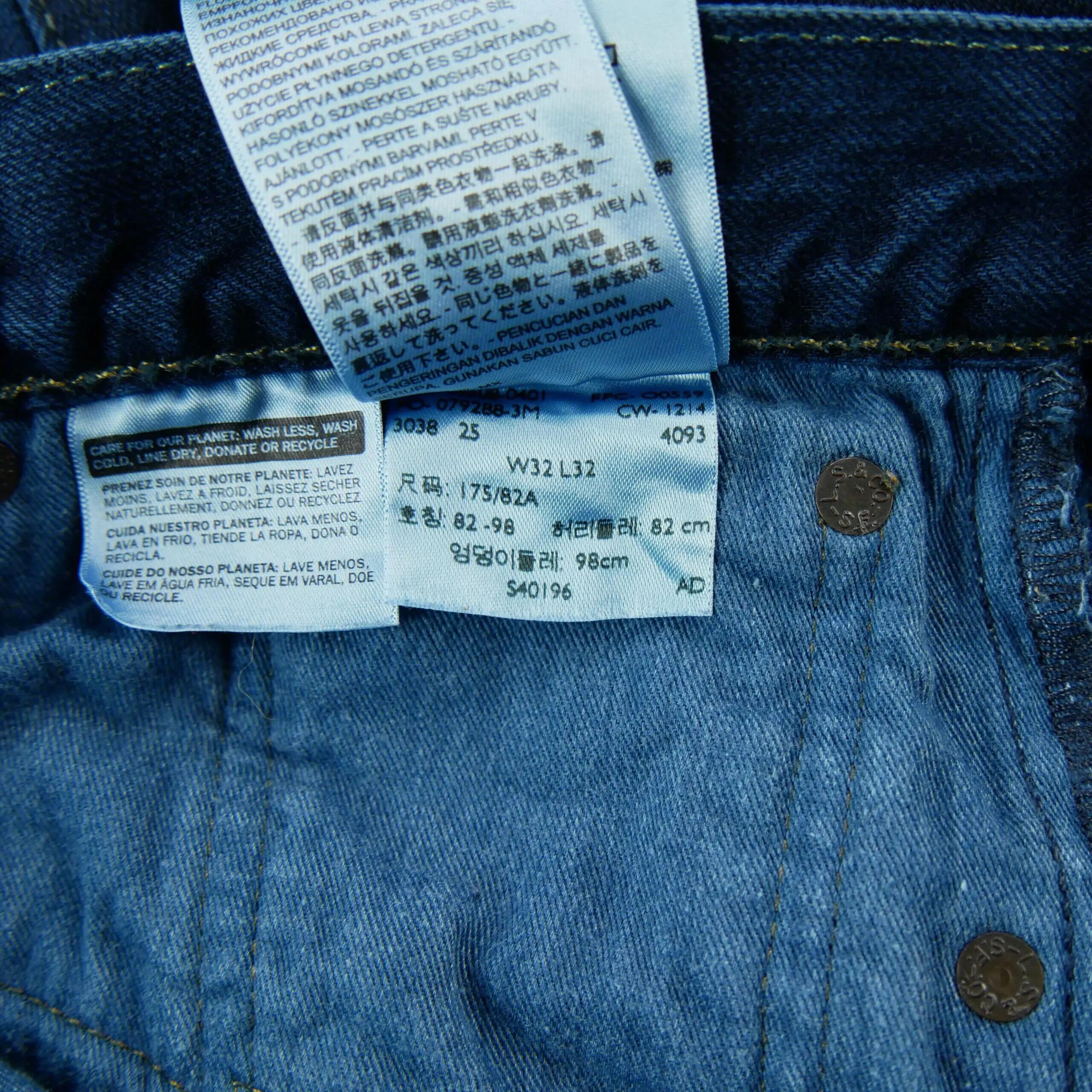Second hand - Jeans Uomo W32/L32 508 Regular Taper Levi Strauss - Stato buono 10/10