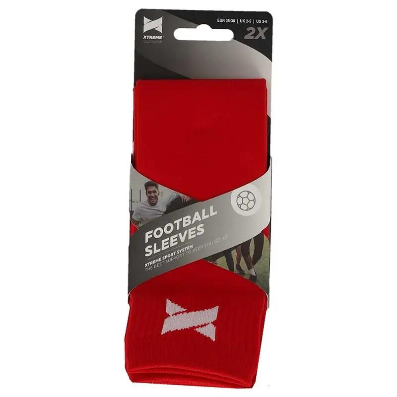 Medias de Fútbol Sin Pie Pro - 2 pares - Rojo 4/4