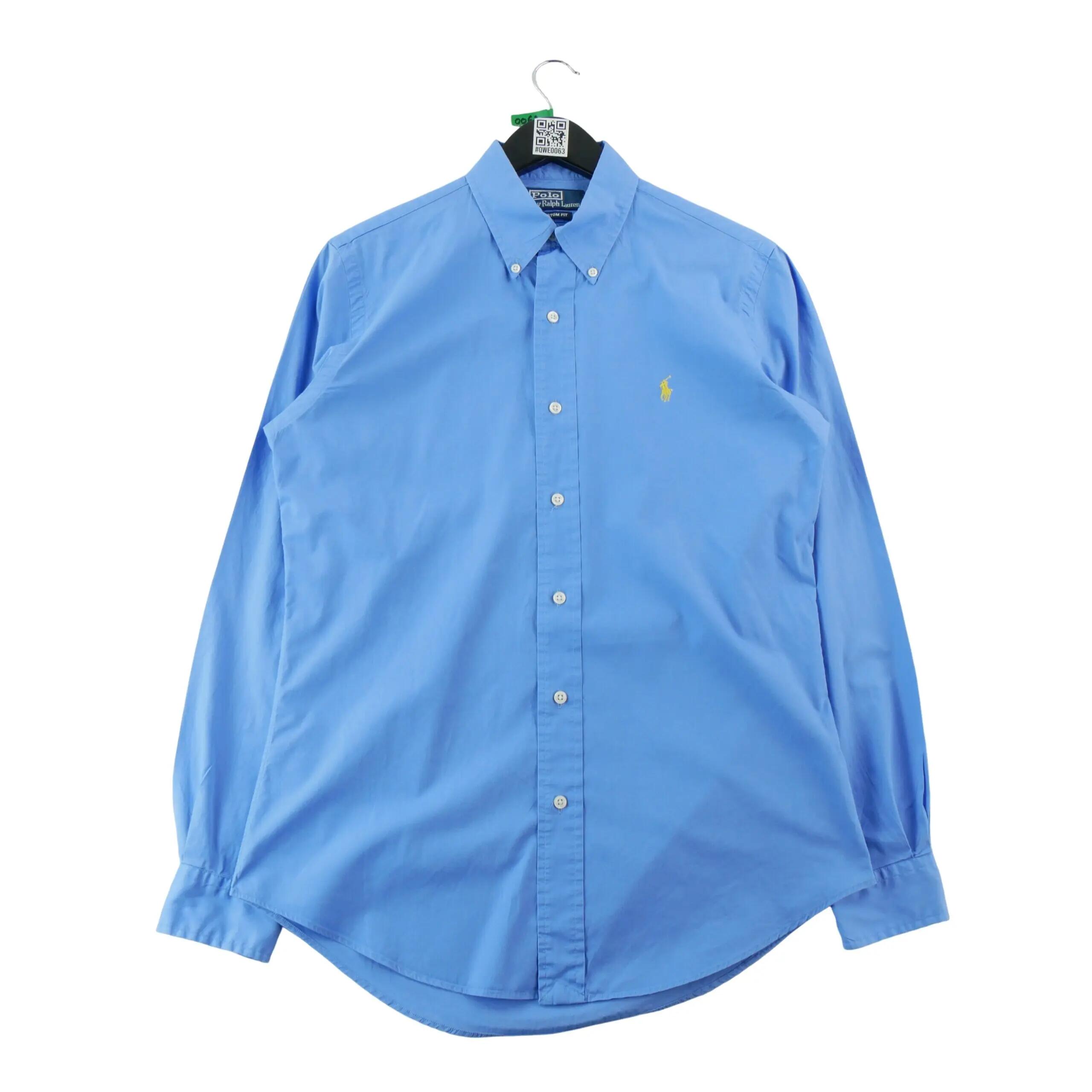 Tweedehands - Klassieke overhemden Heren Blauw - Zeer goede staat 3/8