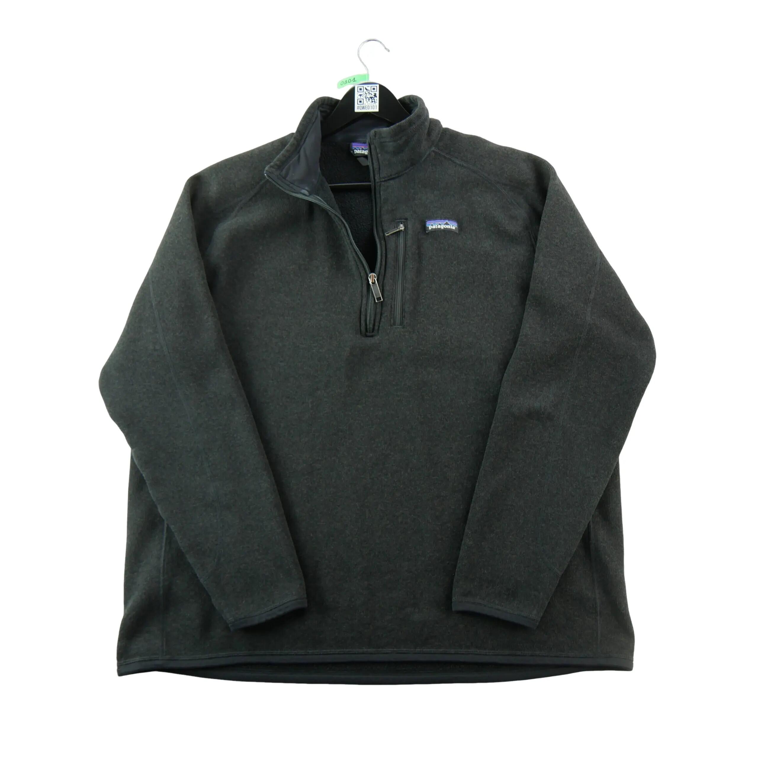 Refurbished - Herren Fleecepullover Schwarz - In sehr gutem Zustand 2/8