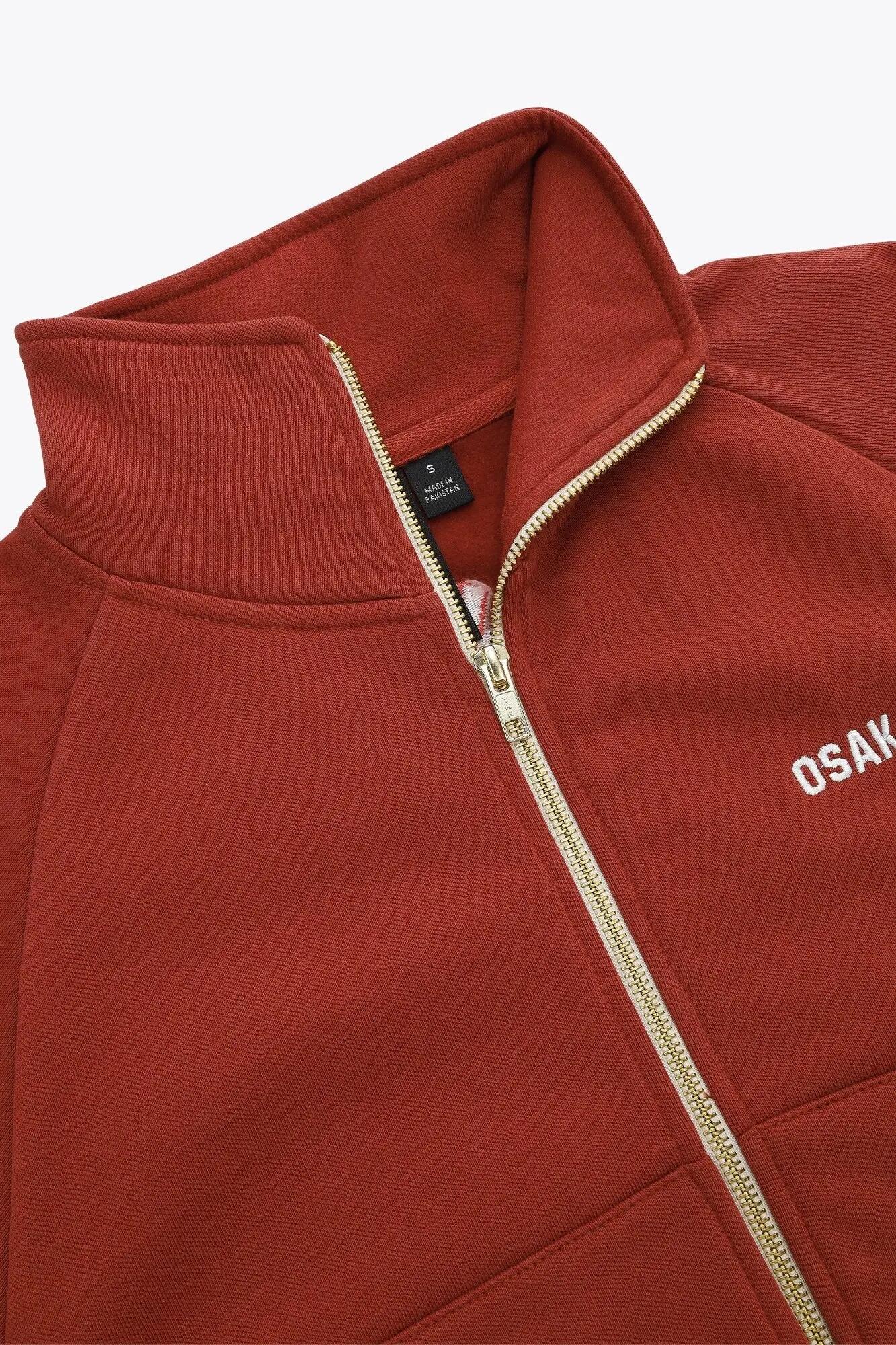 Osaka Damen-Pullover mit durchgehendem Reißverschluss | Brünett 4/6