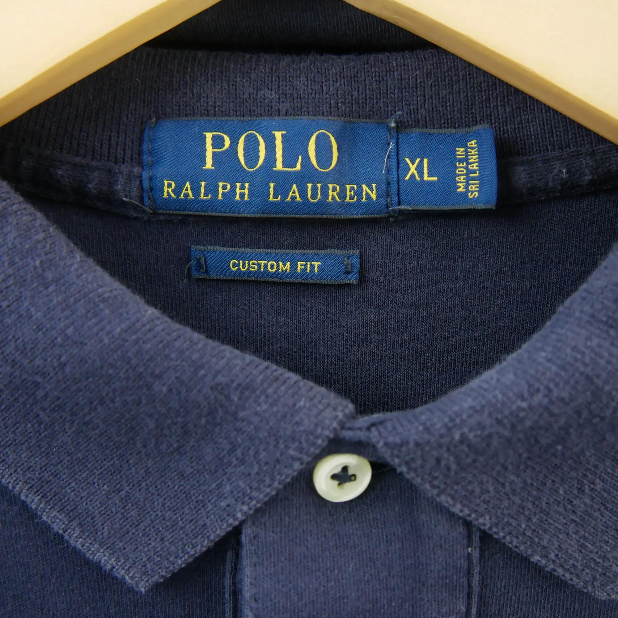 Second life - Polo męskie z krótkim rękawem Custom Fit - Stan dobry 8/8