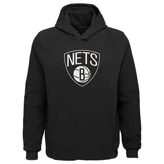 OUTERSTUFF NBA Primary Logo Junior bluza z kapturem Brooklyn Nets czarna
