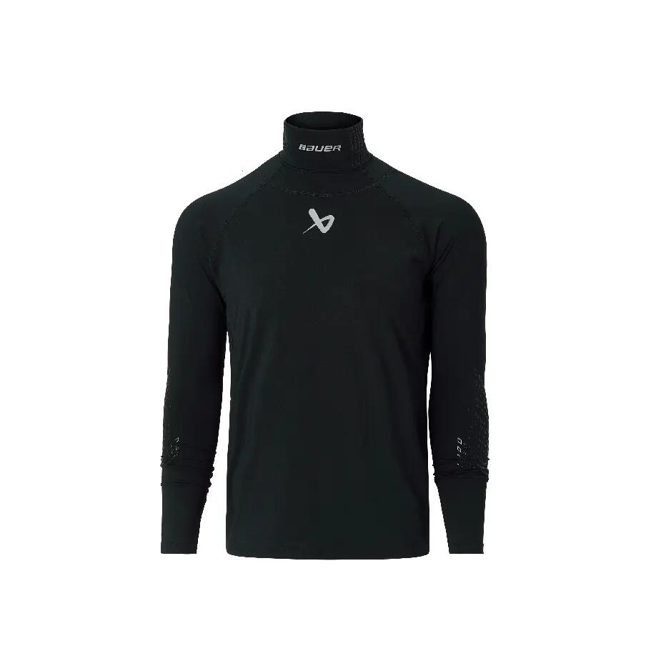 BAUER LS Neck protect Top Youth preto infantil proteções de pescoço de hóquei 1/3