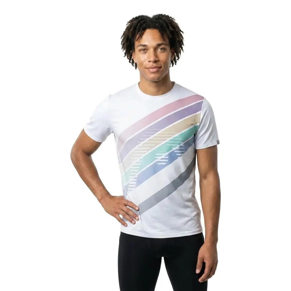 T-shirt sportiva - Uomo - traspirante, ergonomica - Pro Player - bianco 4/4