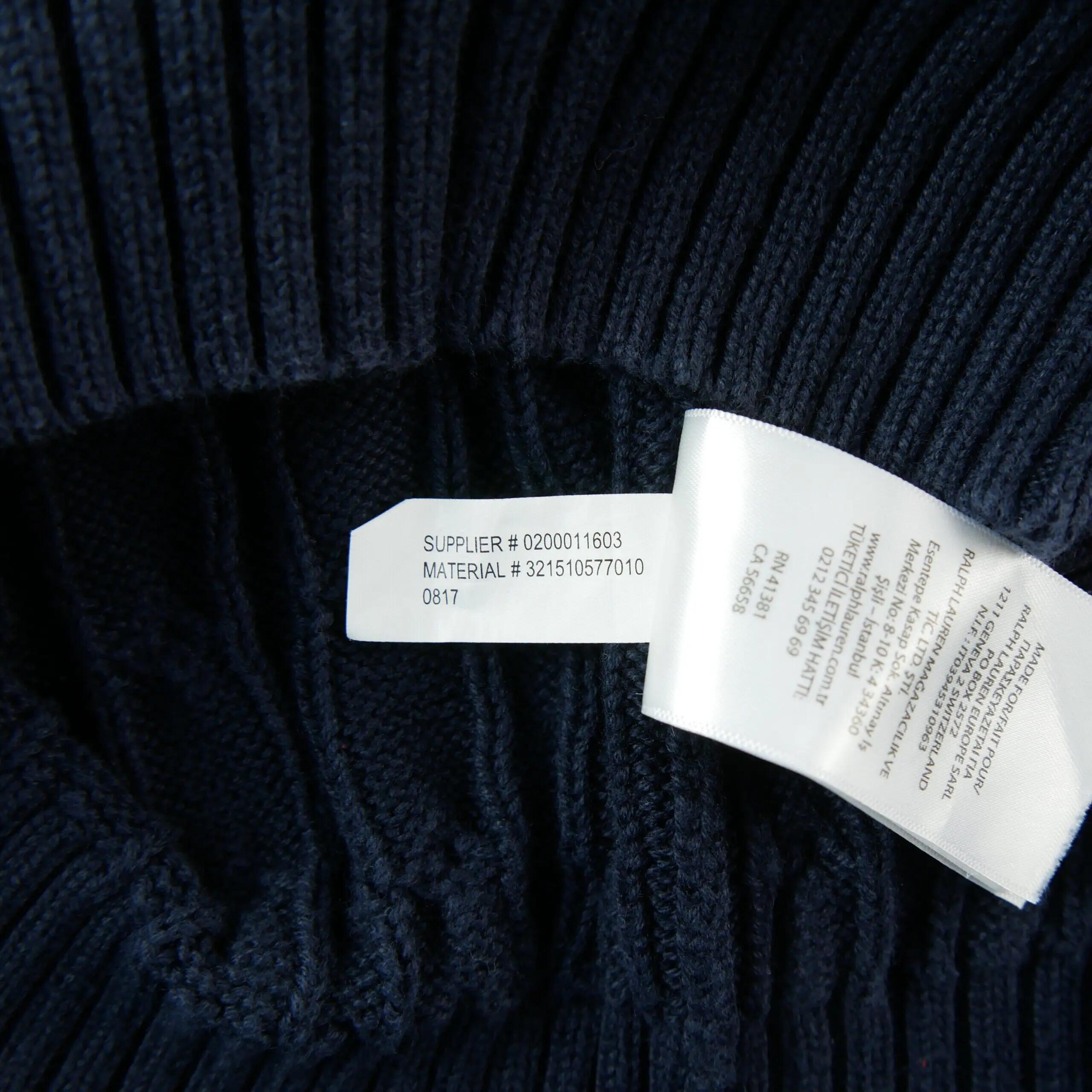 Tweedehands - Trui Jongen Cable-Knit Katoenen Trui - Als nieuw 7/8