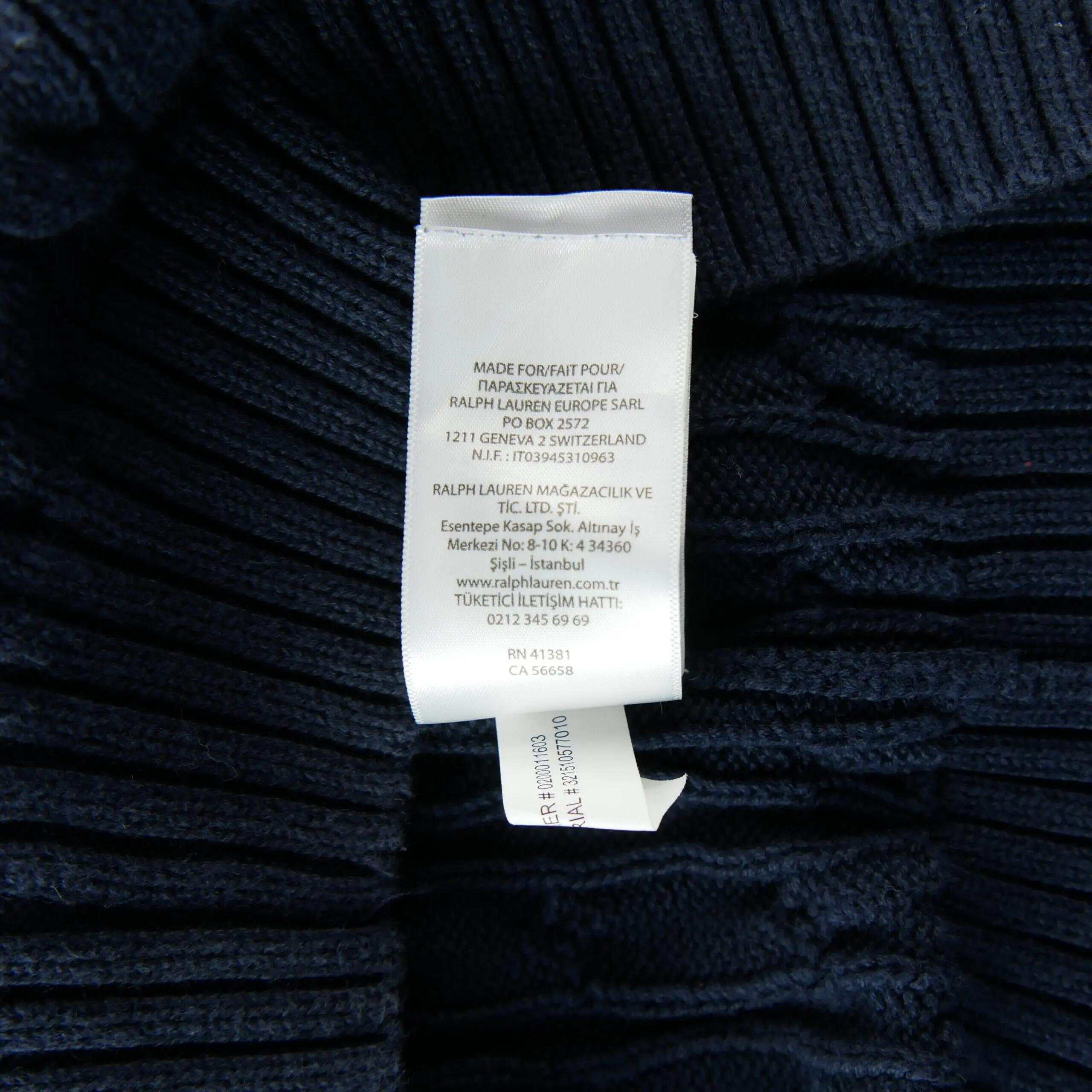 Tweedehands - Trui Jongen Cable-Knit Katoenen Trui - Als nieuw 6/8