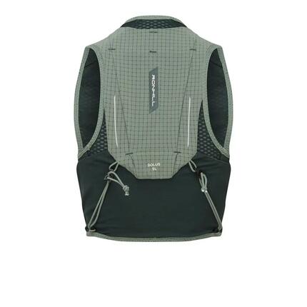 Gilet de course - Running - Unisexe - ergonomique, léger, 5L - Solus - gris-vert