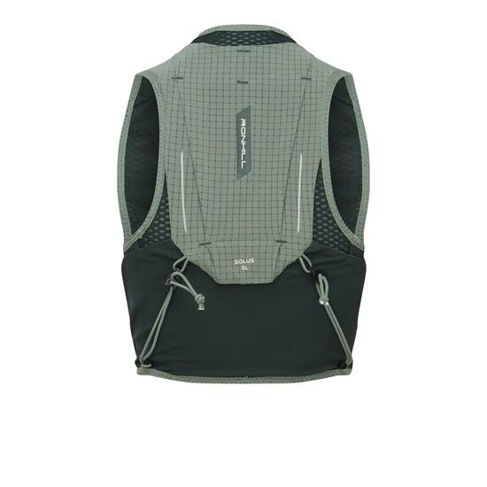 Gilet de course - Running - Unisexe - ergonomique, léger, 5L - Solus - gris-vert