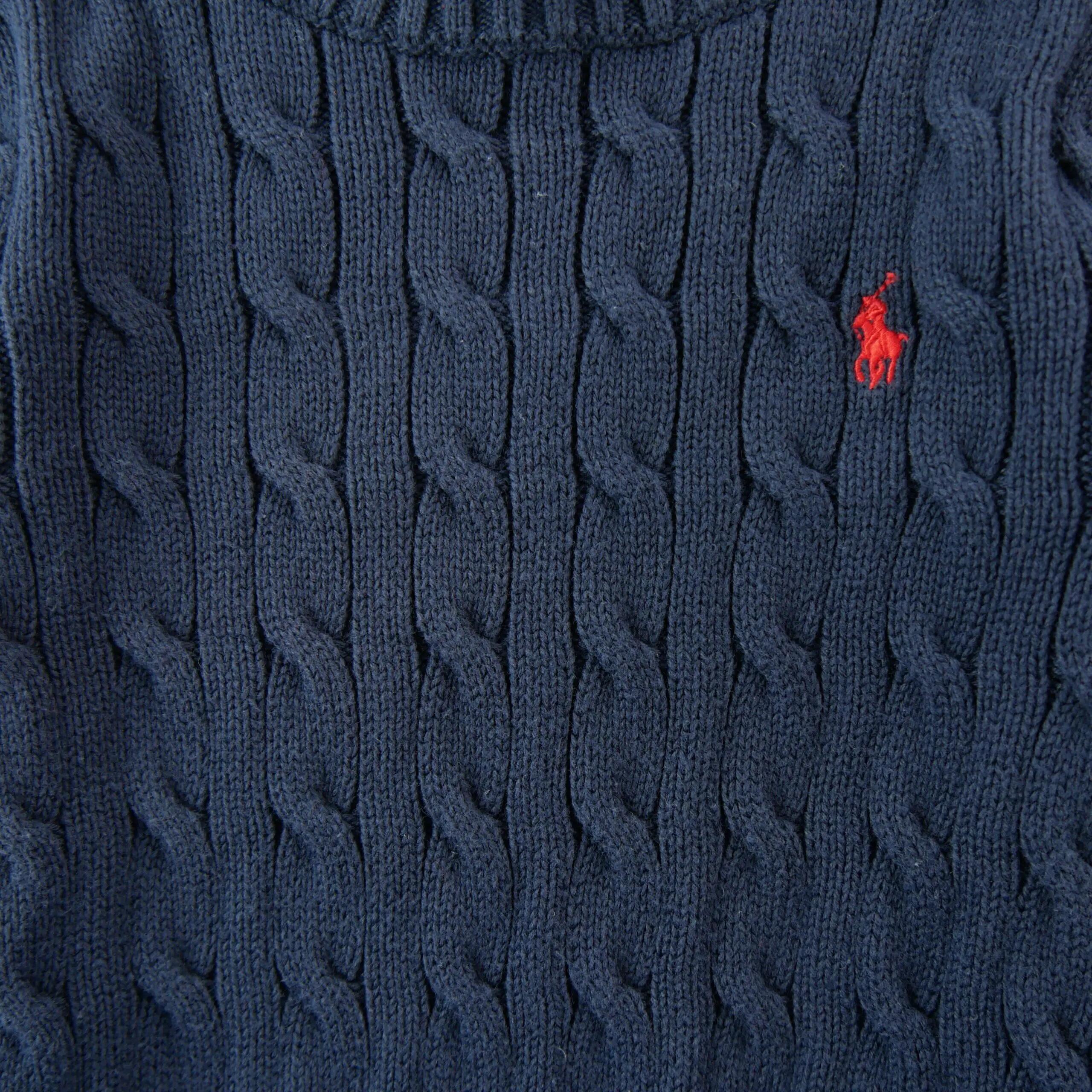 Tweedehands - Trui Jongen Cable-Knit Katoenen Trui - Als nieuw 3/8