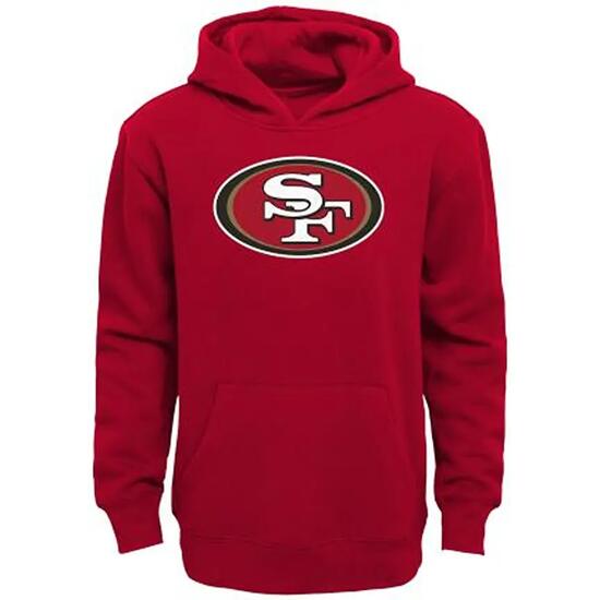 OUTERSTUFF NFL Primary Logo sweat à capuche 49ERS BM102 rouge