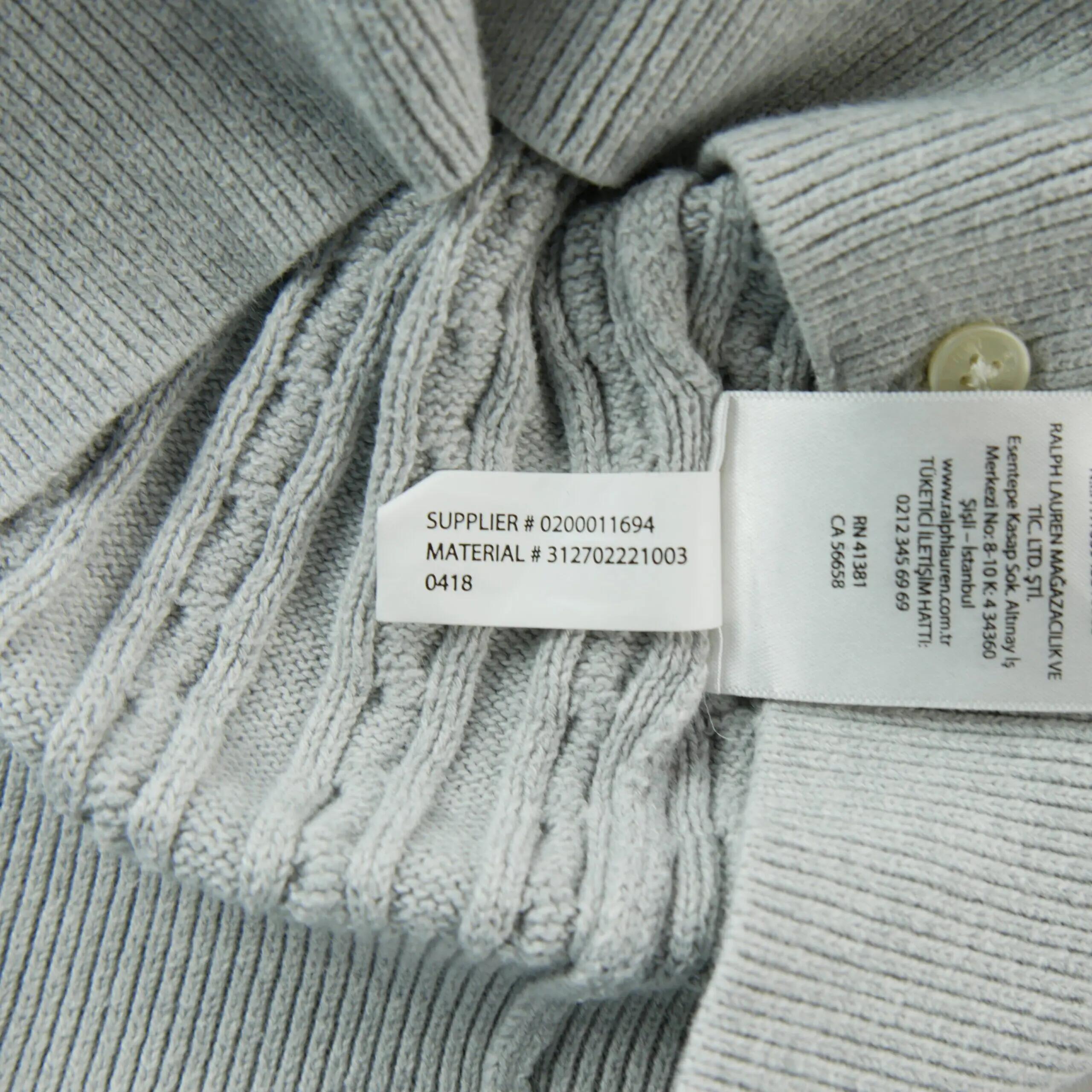 Tweedehands - Gilets Meisje Gedraaide Vest Grijs - Als nieuw 8/8