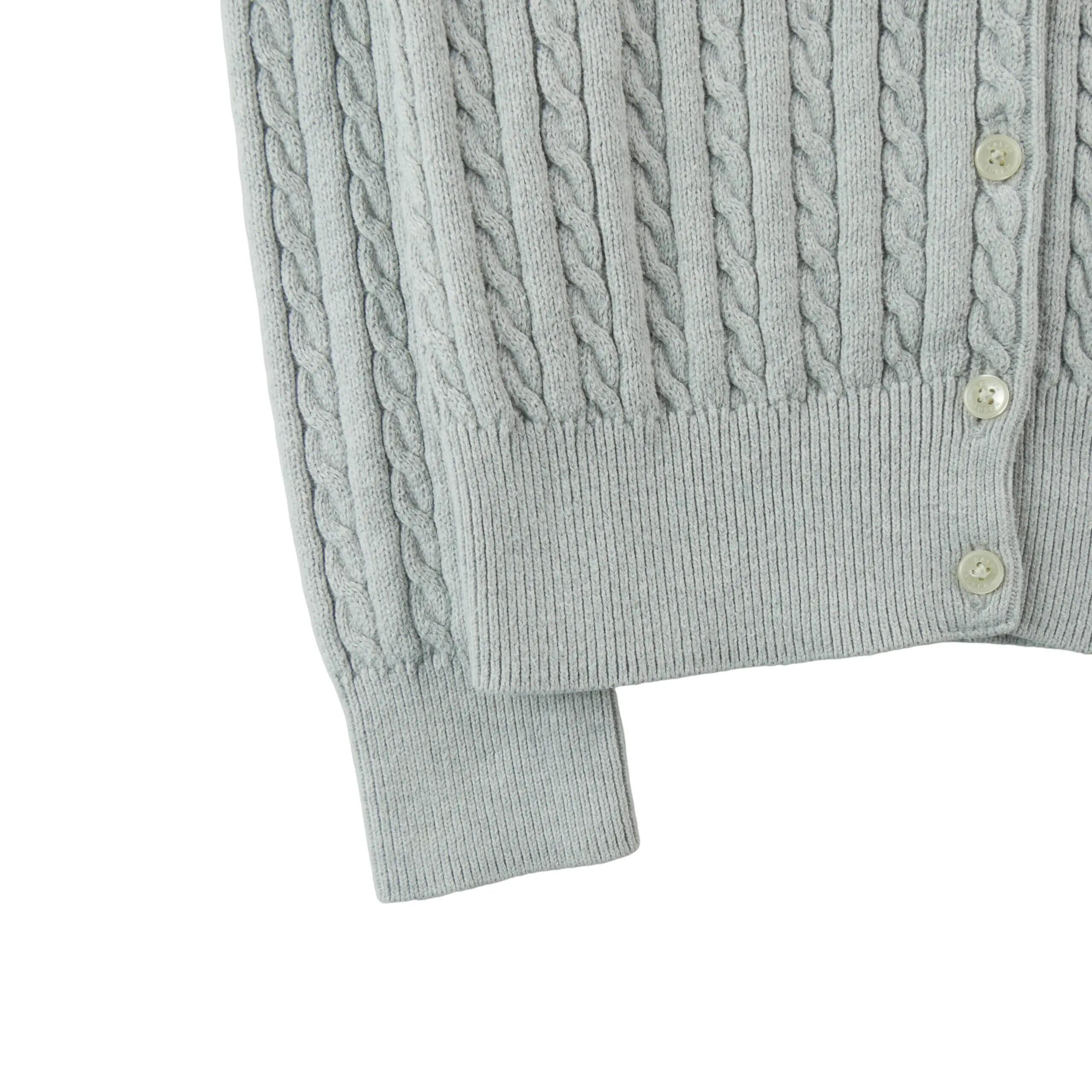 Tweedehands - Gilets Meisje Gedraaide Vest Grijs - Als nieuw 4/8