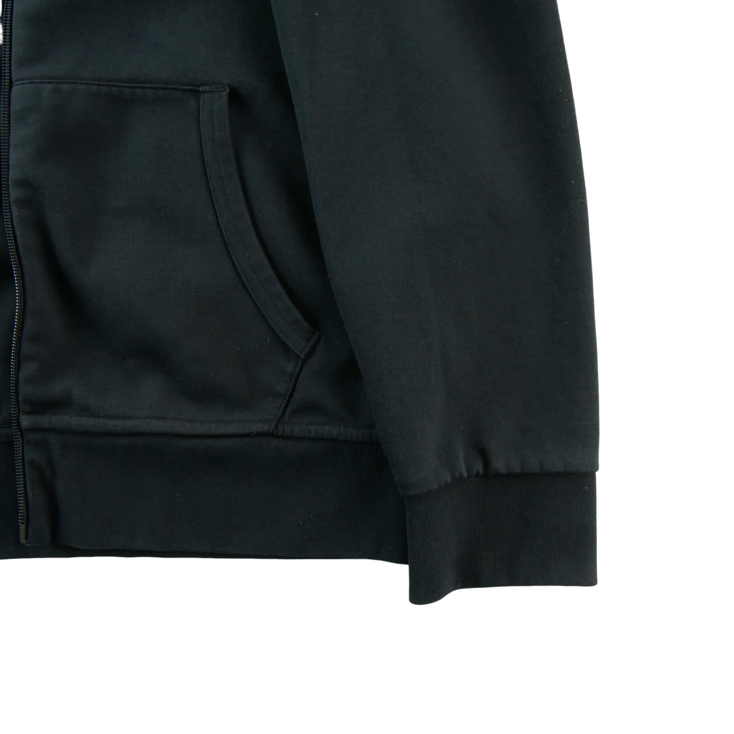 Second hand - Felpa con cappuccio Uomo Full-zip Nero - Stato eccellente 5/9