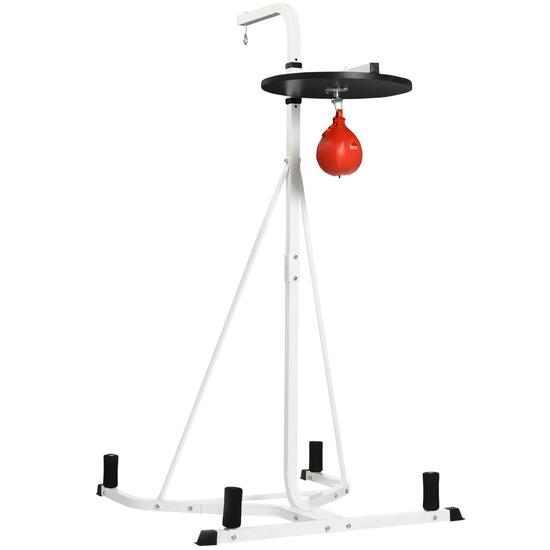 Support pour sac de frappe sur pieds autoportant 2 en 1 avec poire de vitesse 15