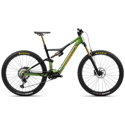 Orbea - RISE M-Team - Chameleon Goblin Green (Gloss) - Black (Matt)
