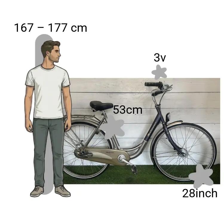 Gebraucht Batavus Verona Lage Instap 2/4