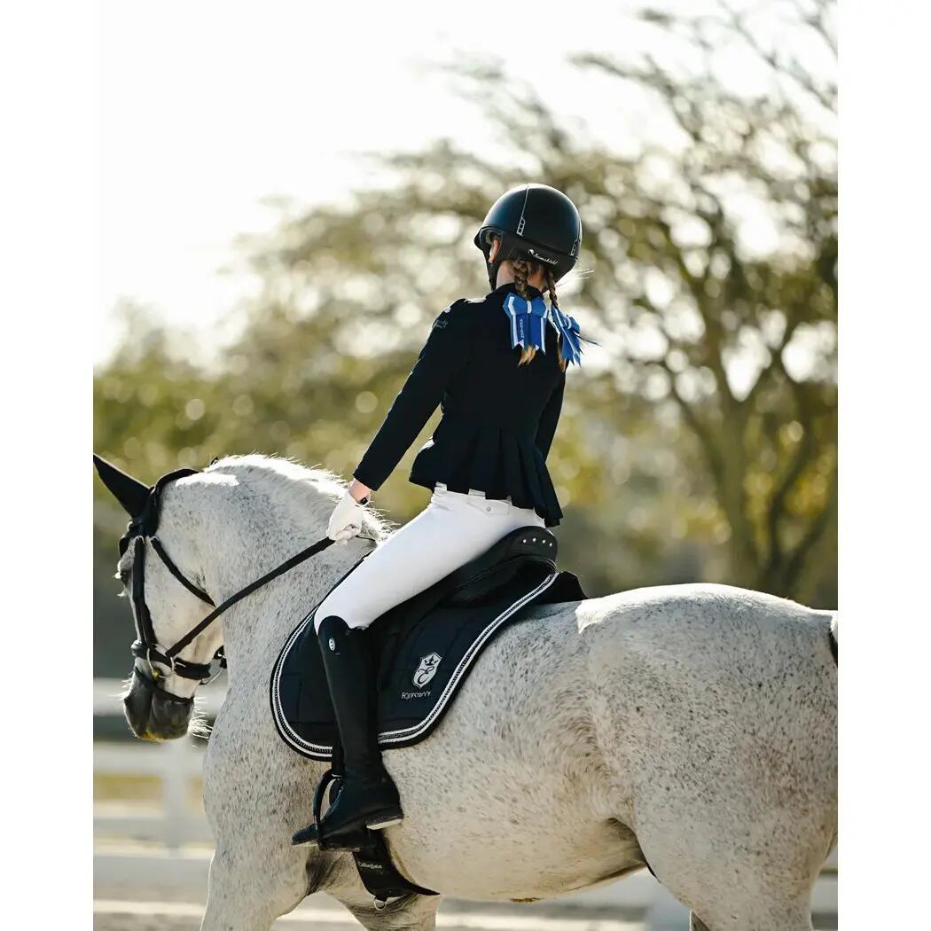 Mädchen Softshell Reitjacke für Turniere Cavalliera Purity Glow 2/2