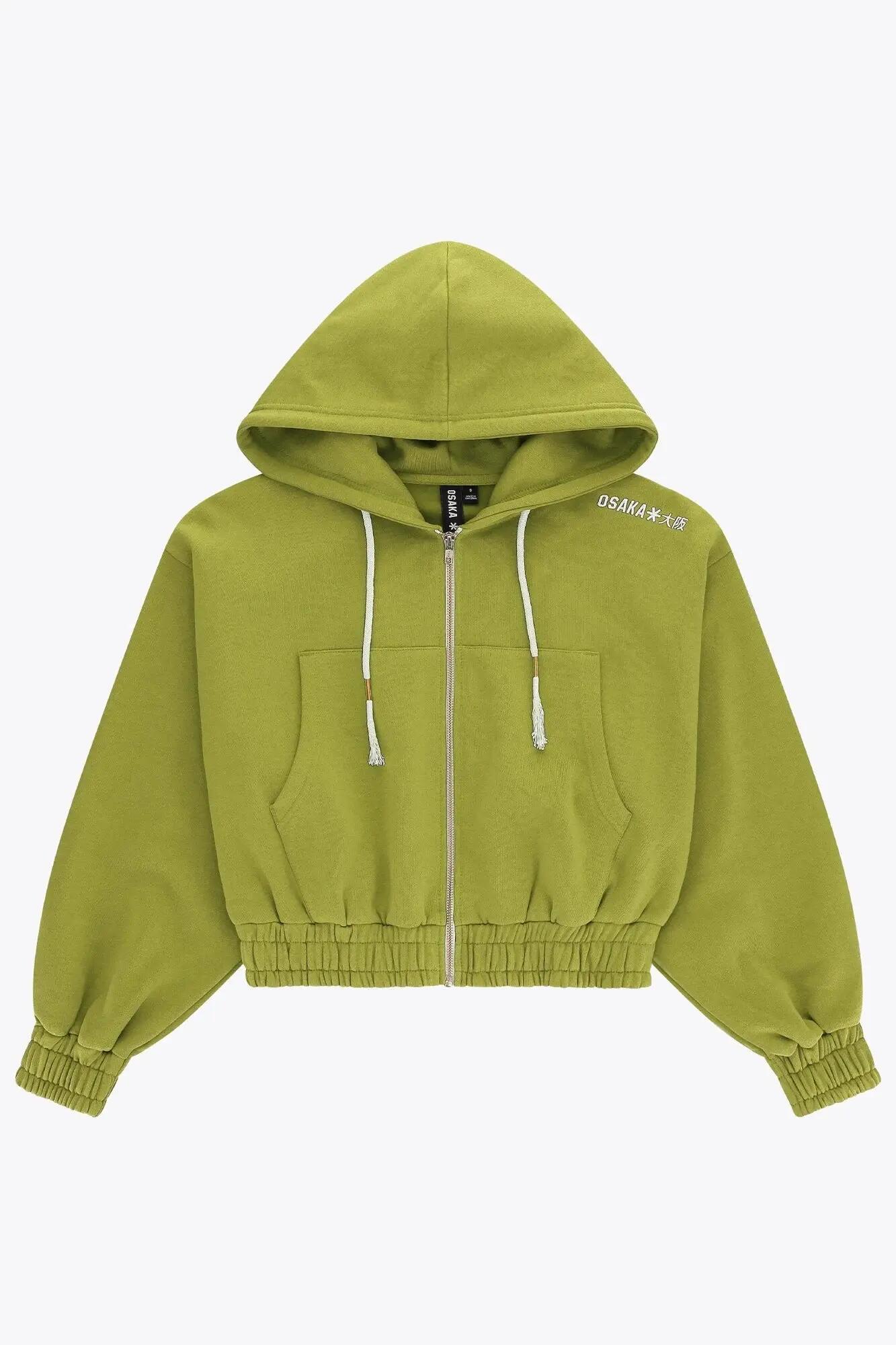 Osaka Damen Cropped Full Zip Hoodie | Ferite 1/6