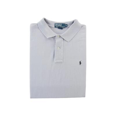 Tweedehands - poloshirt korte mouw heren mesh pony - goede staat