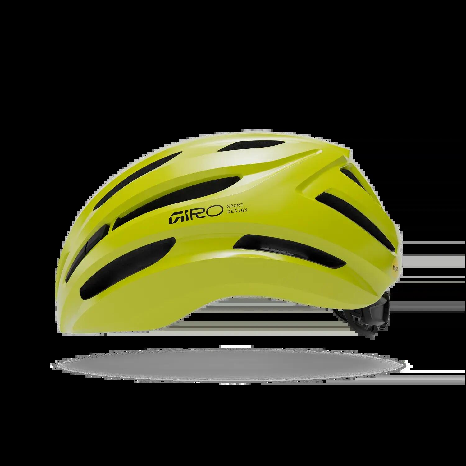 Casque de vélo Isode MIPS II Gloss Hi Viz Jaune Giro - UA (54-61cm) 4/4