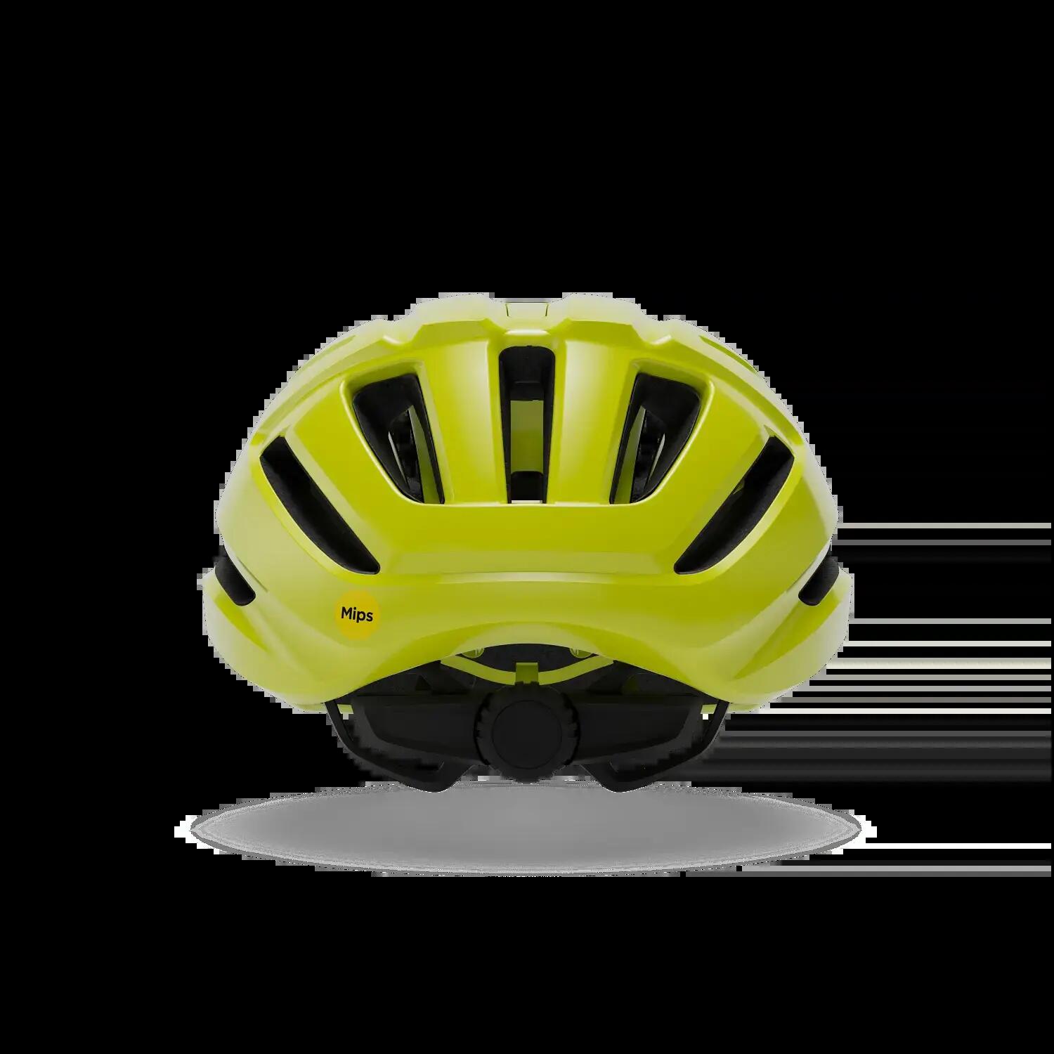 Casque de vélo Isode MIPS II Gloss Hi Viz Jaune Giro - UA (54-61cm) 3/4