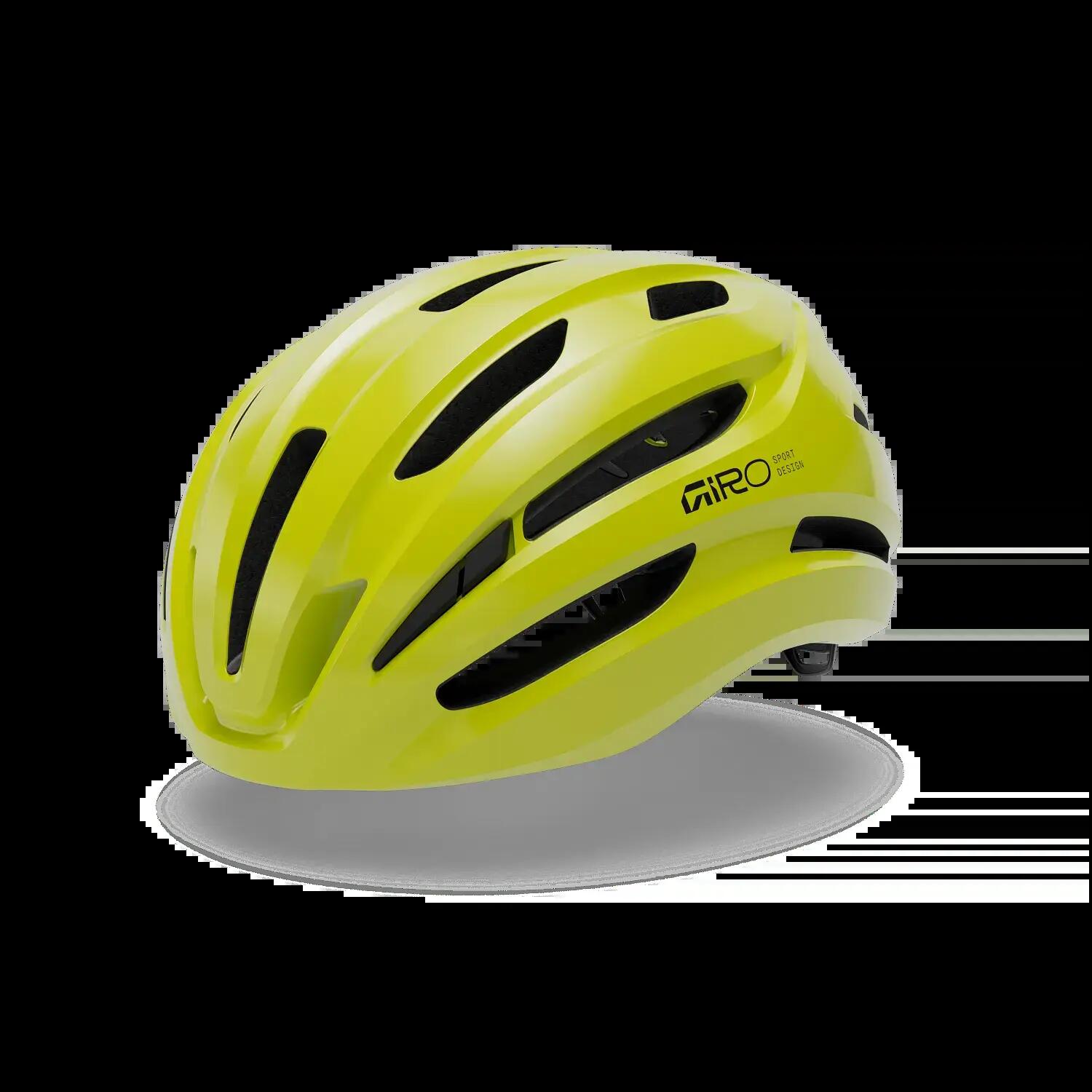 Casque de vélo Isode MIPS II Gloss Hi Viz Jaune Giro - UA (54-61cm) 2/4