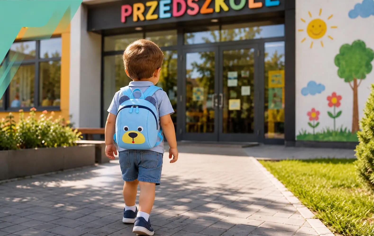 PLECAK DLA PRZEDSZKOLAKA  MIŚ DZIECIĘCY ZE SMYCZĄ 2W1 – DLA NAJMŁODSZYCH BLUE 5/7