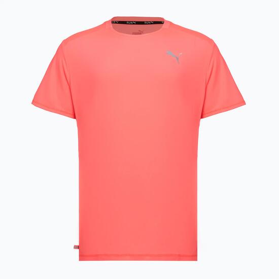 T-shirt de running pour homme PUMA Run Cloudspun SS Tee Rose/Argent