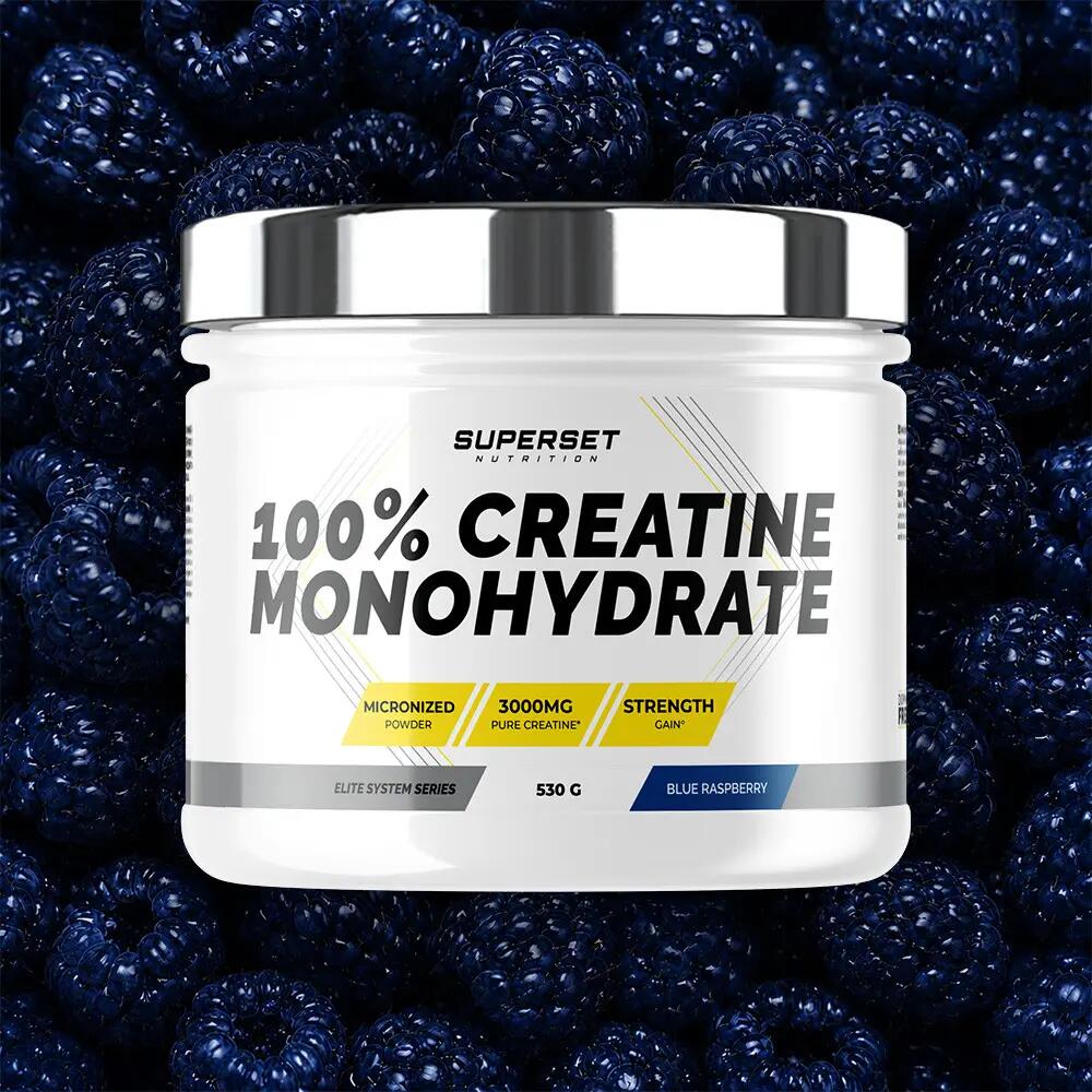 Creatines - 100% Creatine Monohydrate (530g) - Blauwe Framboos 5/5