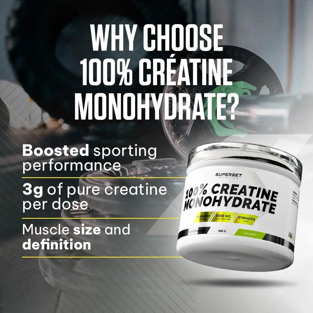 Creatines - 100% Creatine Monohydrate (530g) - Blauwe Framboos 3/5