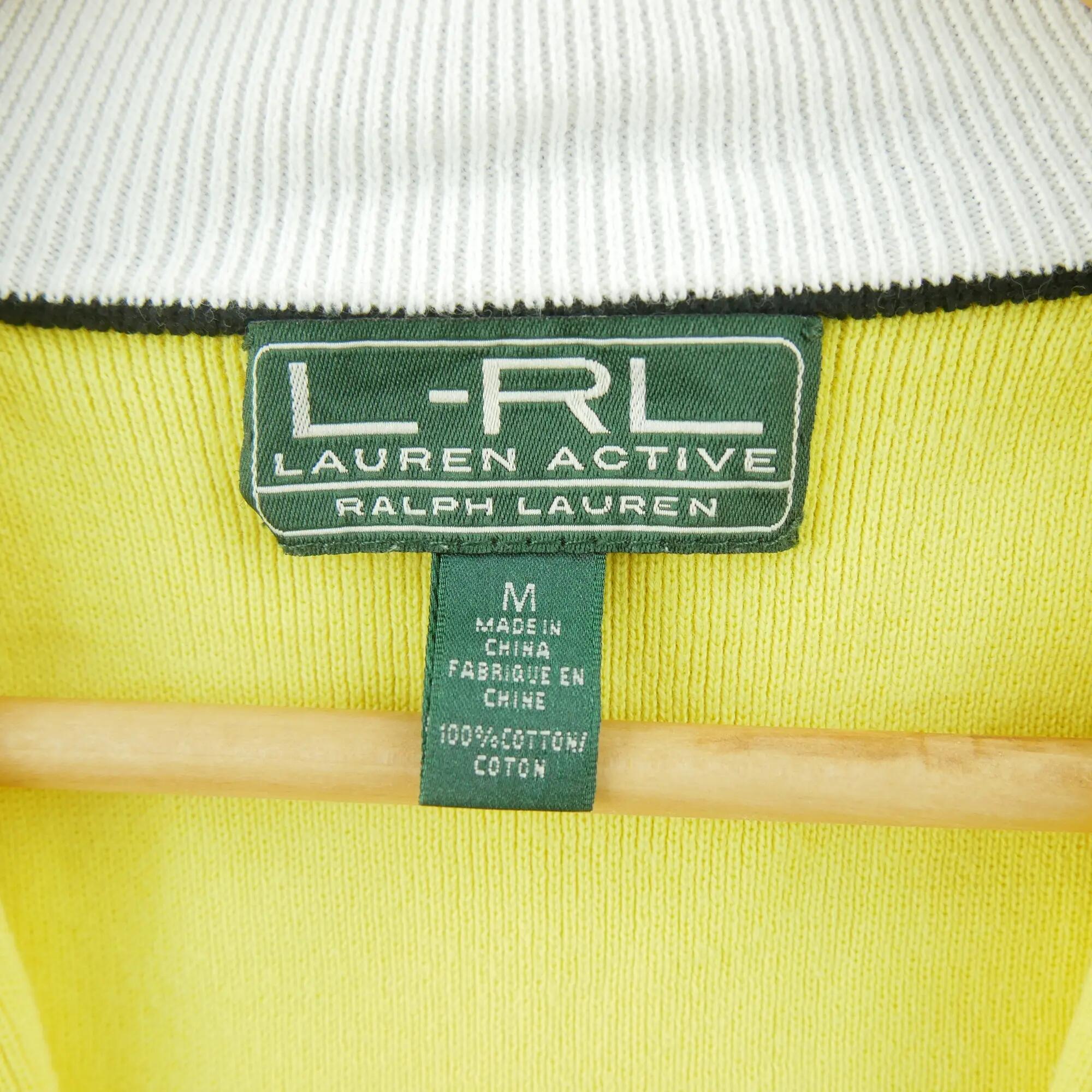 Tweedehands - Lauren Ralph Lauren damespull met kwart rits - Goede staat 8/8