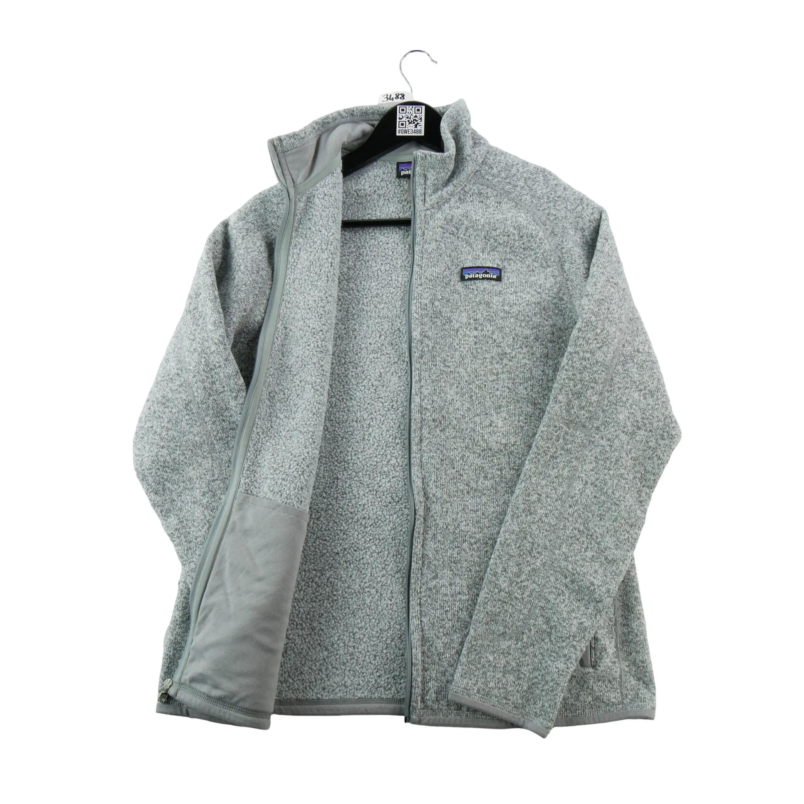 Second life - Kurtka polarowa damska slim fit szara - Jak nowy 3/9