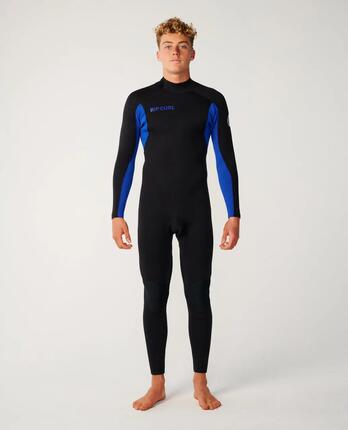 Combinaison de surf Homme Trad 3/2 mm coutures flatlock - Noir