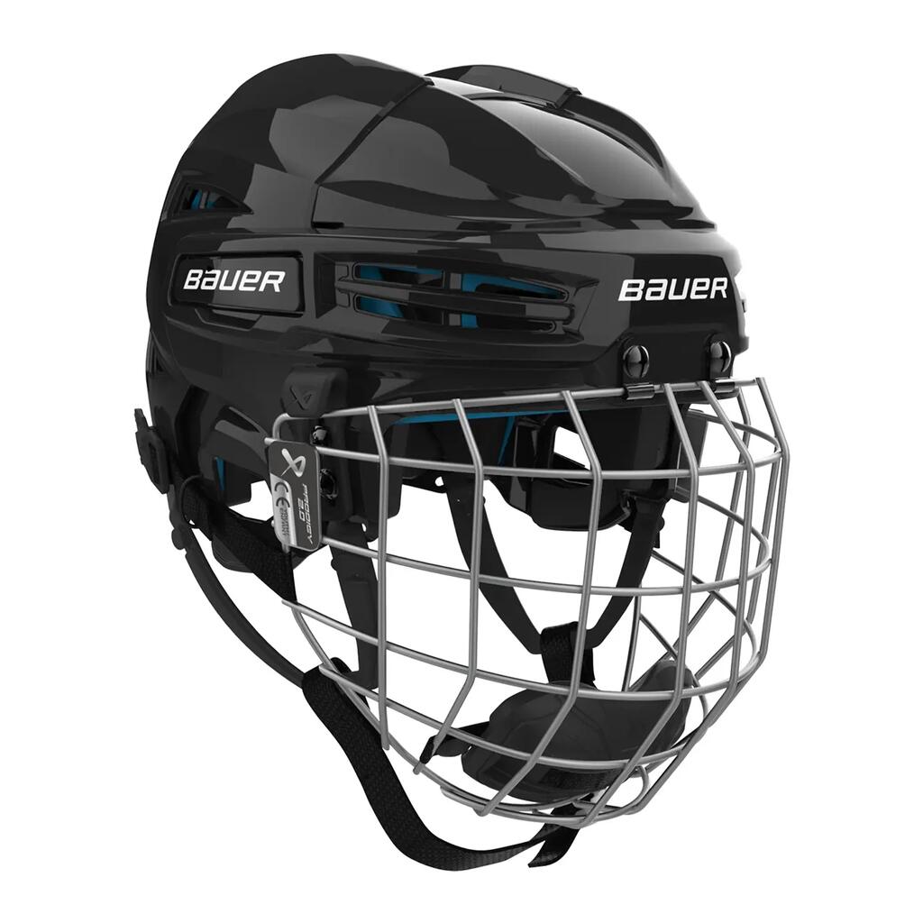 BAUER Prodigy 2.0 Black kids Hockey Helmet Combo