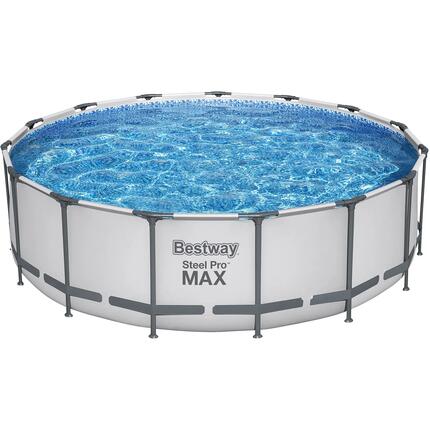 Ensemble de piscine Bestway Steel Pro Max 457 gris clair