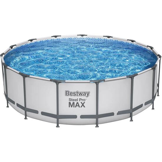 Ensemble de piscine Bestway Steel Pro Max 457 gris clair