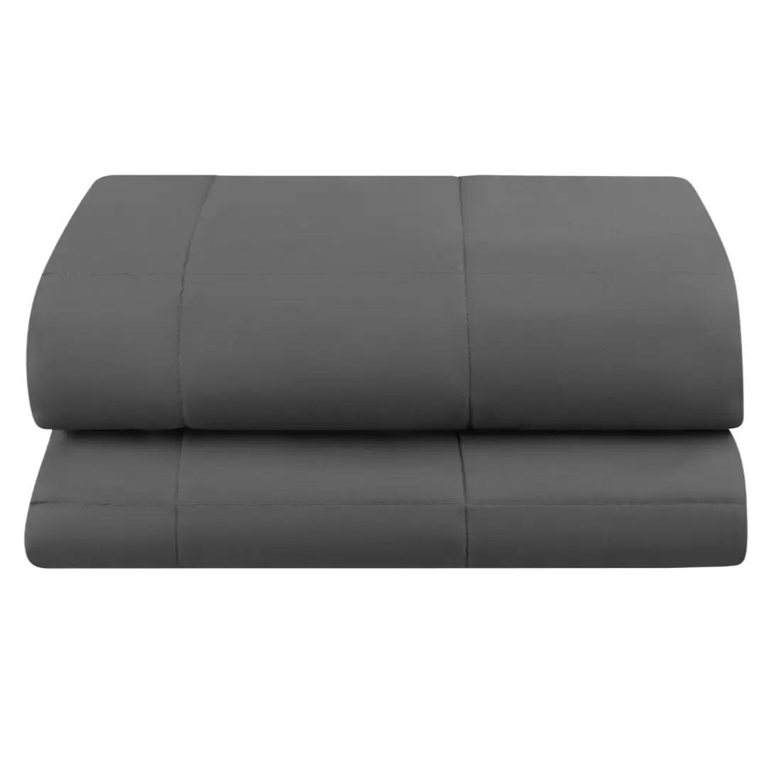 Patura senzoriala grea, 7 kg, 150 x 200 cm, 7 straturi, husa bumbac, gri 9/15