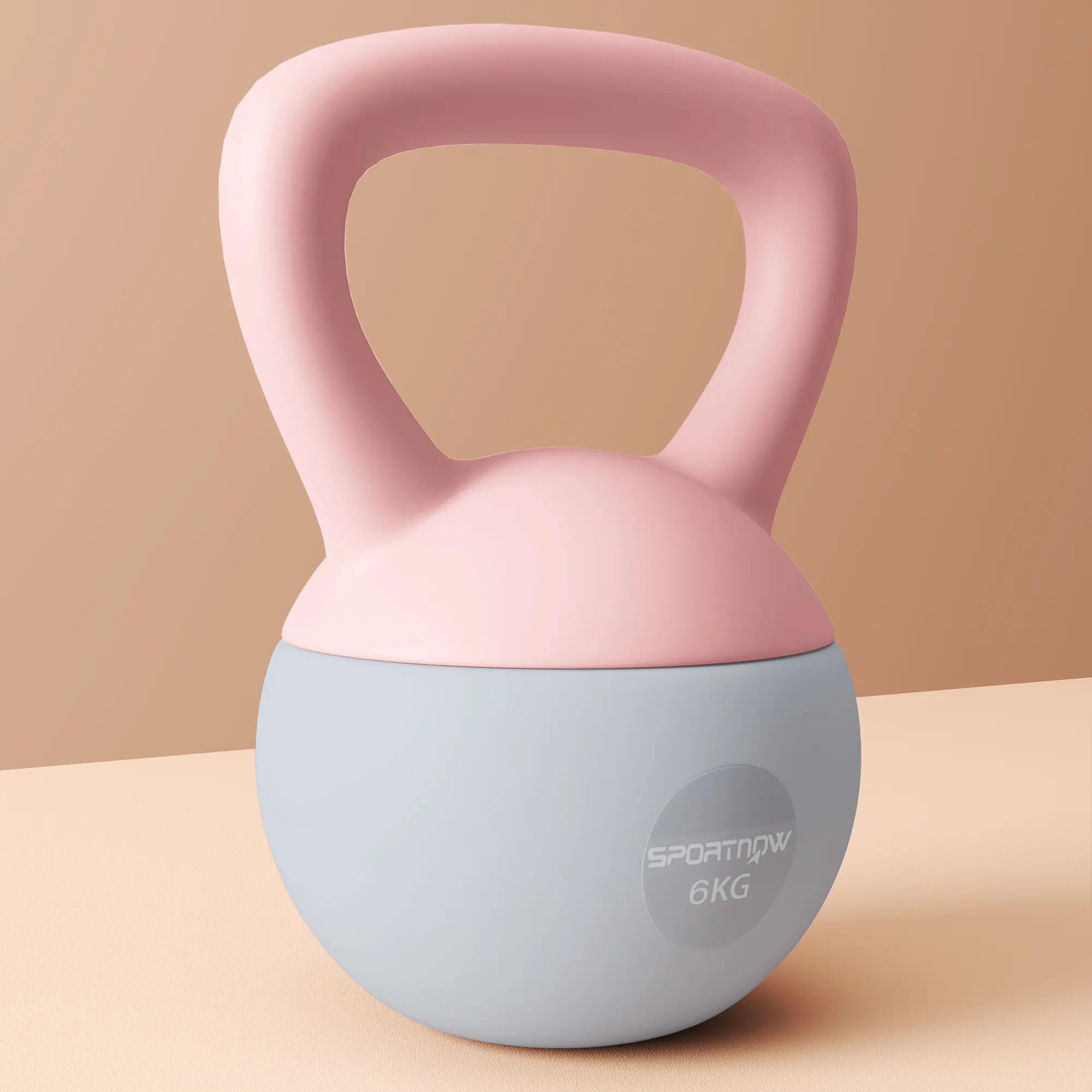 Kettlebell 6 kg Haltère avec Poignée Antidérapante pour Fitness Musculation Card 9/9