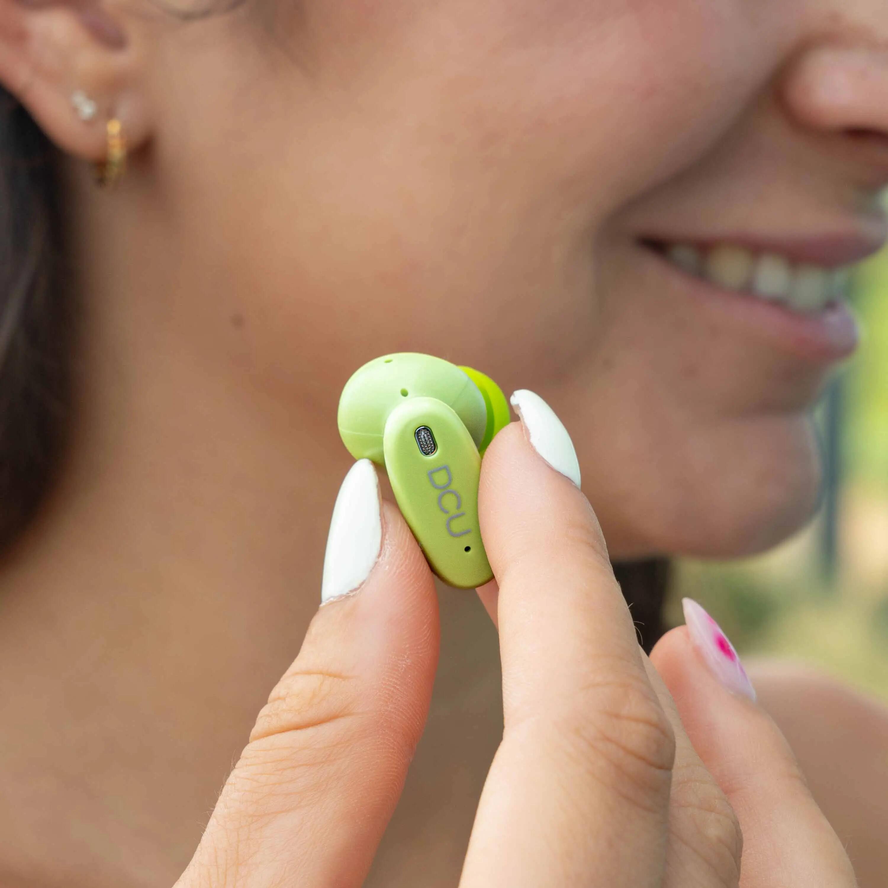 Auriculares DCU Tecnologic CityEcho Matcha Tea ANC+ENC 5/7