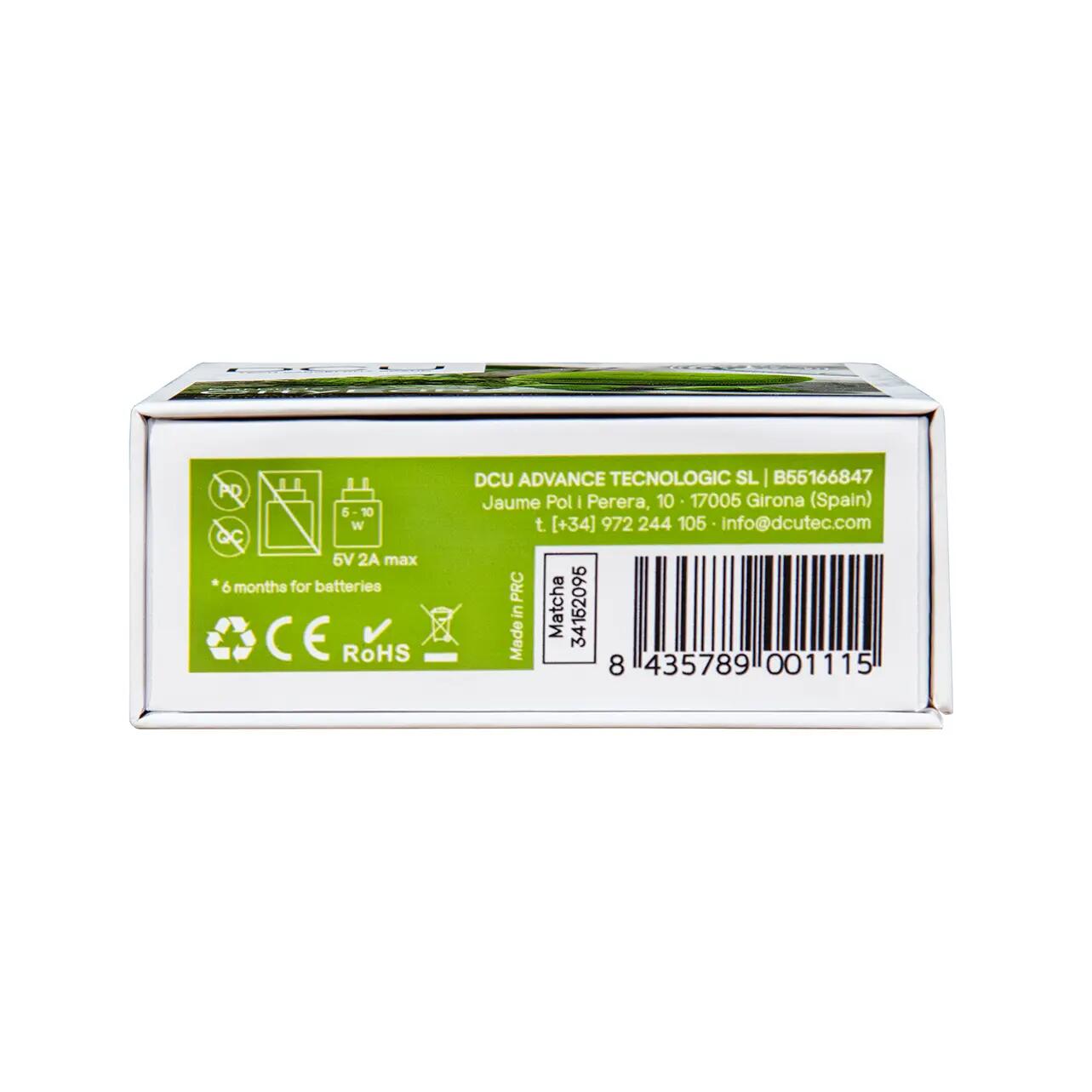 Auriculares DCU Tecnologic CityEcho Matcha Tea ANC+ENC 4/7